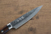 Kazuo Nomura VG10 Damascus Petty-Utility 100mm Ironwood Handle - Seisuke Knife - Slide 3