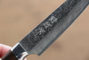 Kazuo Nomura VG10 Damascus Petty-Utility 100mm Ironwood Handle - Seisuke Knife - Slide 4