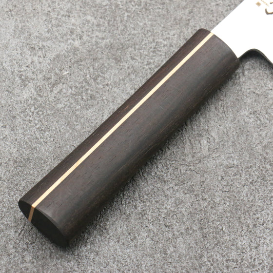 Shigeki Tanaka Majiro Silver Steel No.3 Petty-Utility150mm Ebony Wood Handle - Seisuke Knife