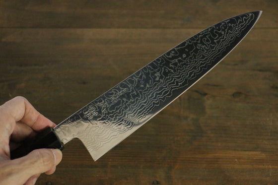 Sukenari ZDP189 Damascus Gyuto 240mm Shitan Handle - Seisuke Knife