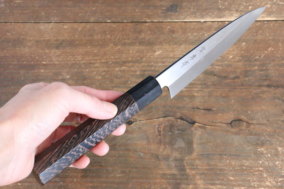 Sakai Takayuki Honyaki White Steel No.2 Baran 120mm Wenge Handle with Sheath - Seisuke Knife