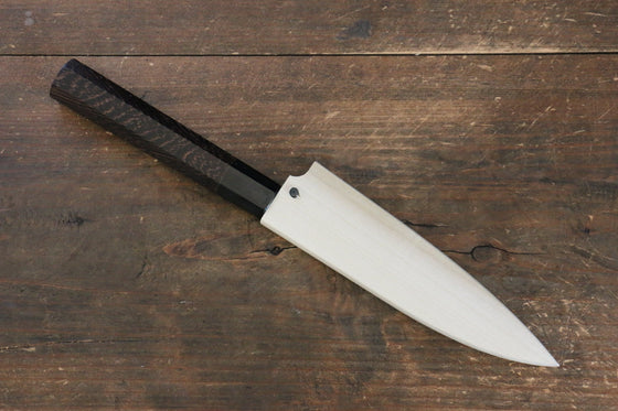 Sakai Takayuki Honyaki White Steel No.2 Baran 120mm Wenge Handle with Sheath - Seisuke Knife