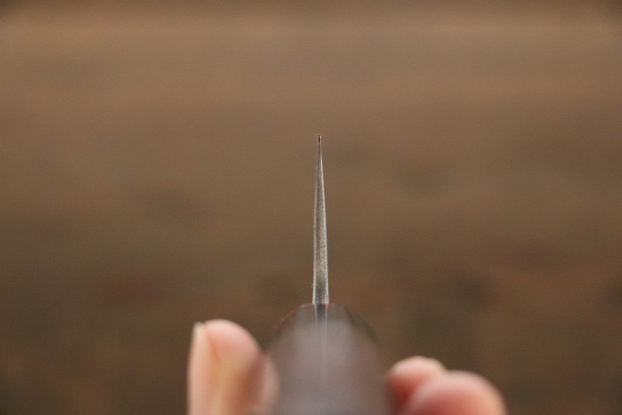 Yu Kurosaki Blue Super Clad Hammered Kurouchi Santoku Japanese Chef Knife 165mm - Seisuke Knife