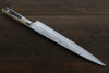 Takeshi Saji VG10 Damascus Sujihiki 270mm Cow Bone Handle - Seisuke Knife - Slide 2
