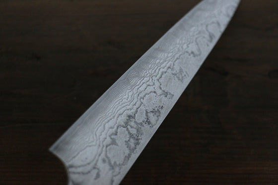 Takeshi Saji VG10 Damascus Sujihiki 270mm Cow Bone Handle - Seisuke Knife