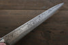 Takeshi Saji VG10 Damascus Sujihiki 270mm Cow Bone Handle - Seisuke Knife - Slide 8