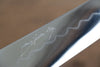 Jikko Honyaki White Steel No.3 Mirrored Finish Kiritsuke Gyuto  210mm Ebony Wood Handle - Seisuke Knife - Slide 4