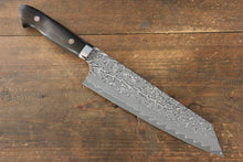  Yoshimi Kato SG2 Damascus Bunka 200mm with Black Persimmon Handle - Seisuke Knife