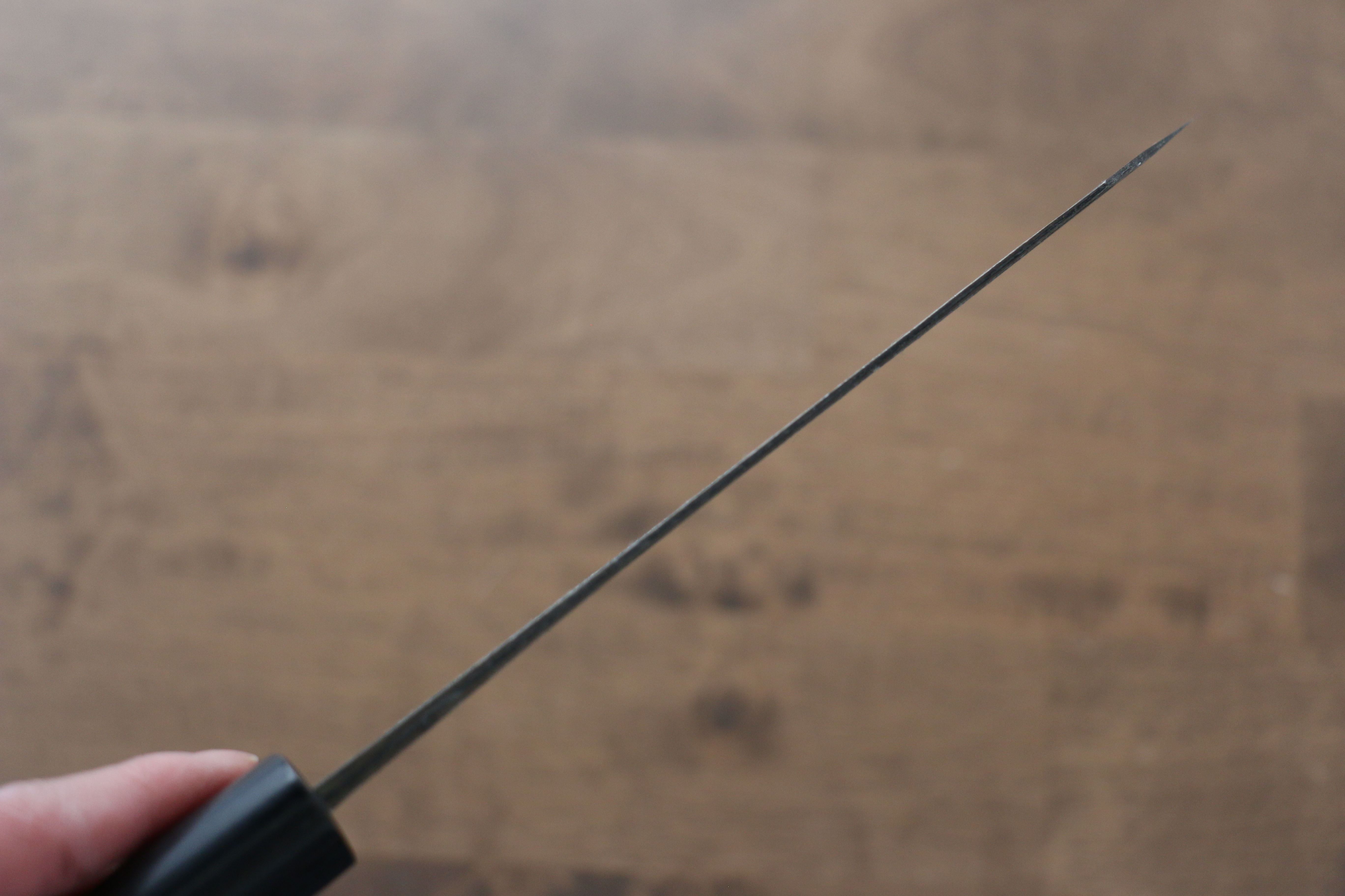 Anryu Blue Super Hammered Kurouchi Bunka 165mm Shitan Handle - Seisuke Knife