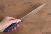 Seisuke Seiten Molybdenum Gyuto 180mm Blue Pakka wood Handle - Seisuke Knife - Slide 6