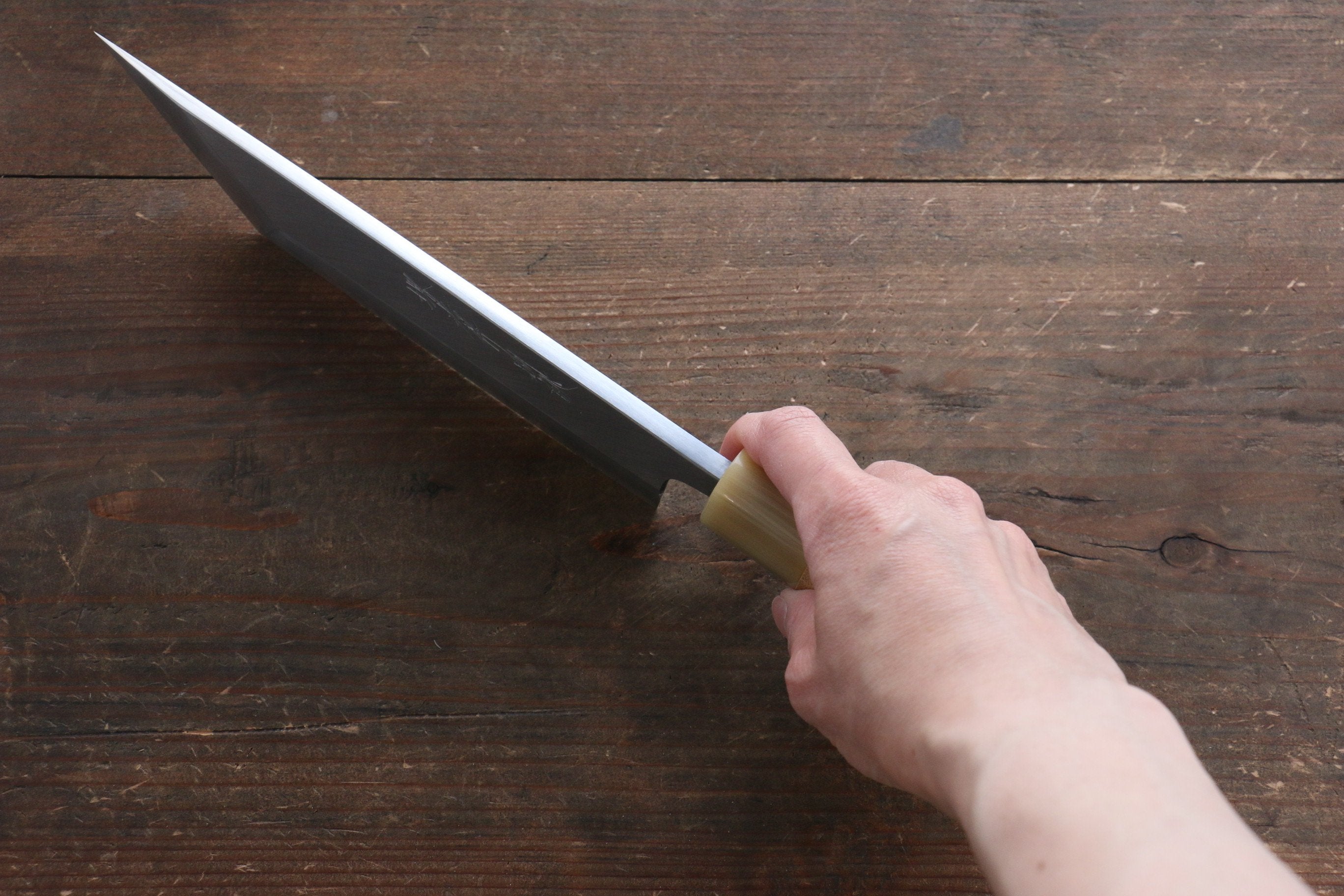 [Left Handed] Sakai Takayuki Blue Steel No.2 Japanese Chef Eel Knife 180mm - Seisuke Knife