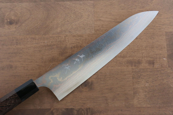 Yu Kurosaki Houou VG10 Colored Damascus Gyuto 240mm Wenge Handle - Seisuke Knife