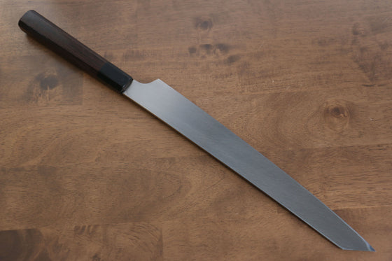 Sakai Takayuki Honyaki VG10 Dragon engraving Kengata Yanagiba 300mm Wenge Handle with Sheath - Seisuke Knife