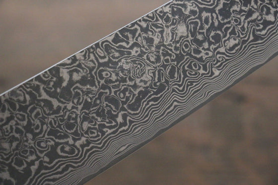 Takeshi Saji SG2 Black Damascus Gyuto 240mm Ebony Wood Handle - Seisuke Knife