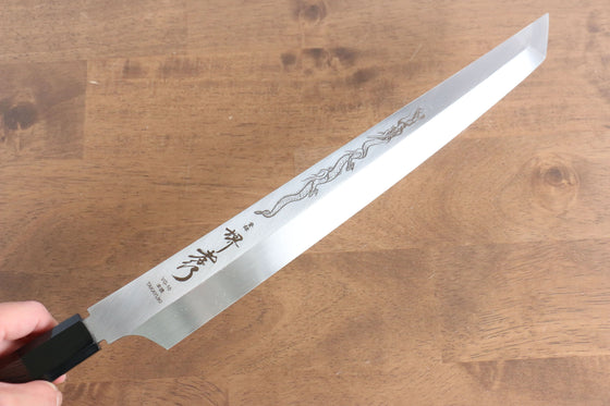 Sakai Takayuki Honyaki VG10 Dragon engraving Sakimaru Yanagiba 300mm Wenge Handle with Sheath - Seisuke Knife