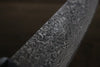 Takeshi Saji SG2 Black Damascus Gyuto 210mm Ebony Wood Handle - Seisuke Knife - Slide 6