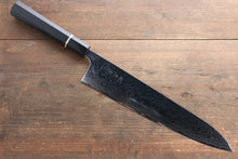  Takeshi Saji SG2 Mirrored Finish Damascus Gyuto 270mm Ebony with Ring Handle - Seisuke Knife