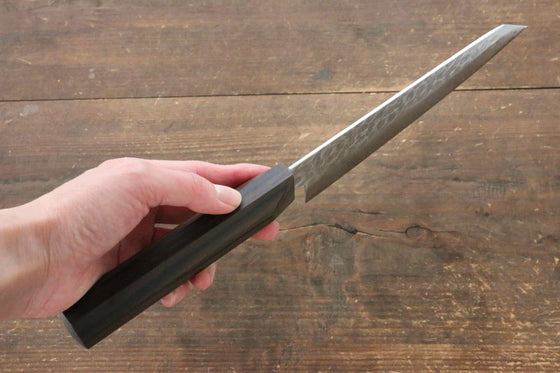 Jikko VG10 17 Layer Gyuto  170mm Ebony Wood Handle - Seisuke Knife