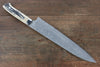 Takeshi Saji SG2 Black Damascus Gyuto 270mm Cow Bone Handle - Seisuke Knife - Slide 2