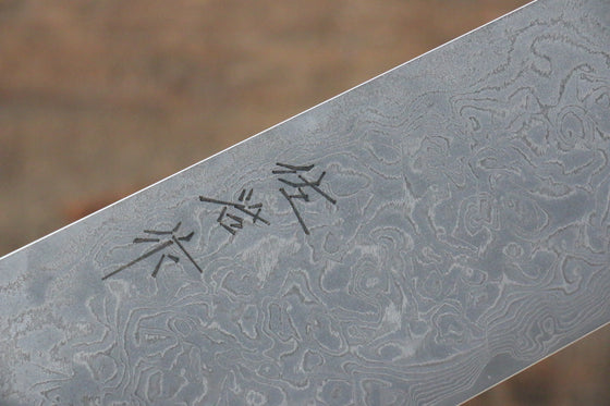 Takeshi Saji SG2 Black Damascus Gyuto 270mm Cow Bone Handle - Seisuke Knife