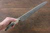 Takeshi Saji SG2 Black Damascus Gyuto 270mm Cow Bone Handle - Seisuke Knife - Slide 9