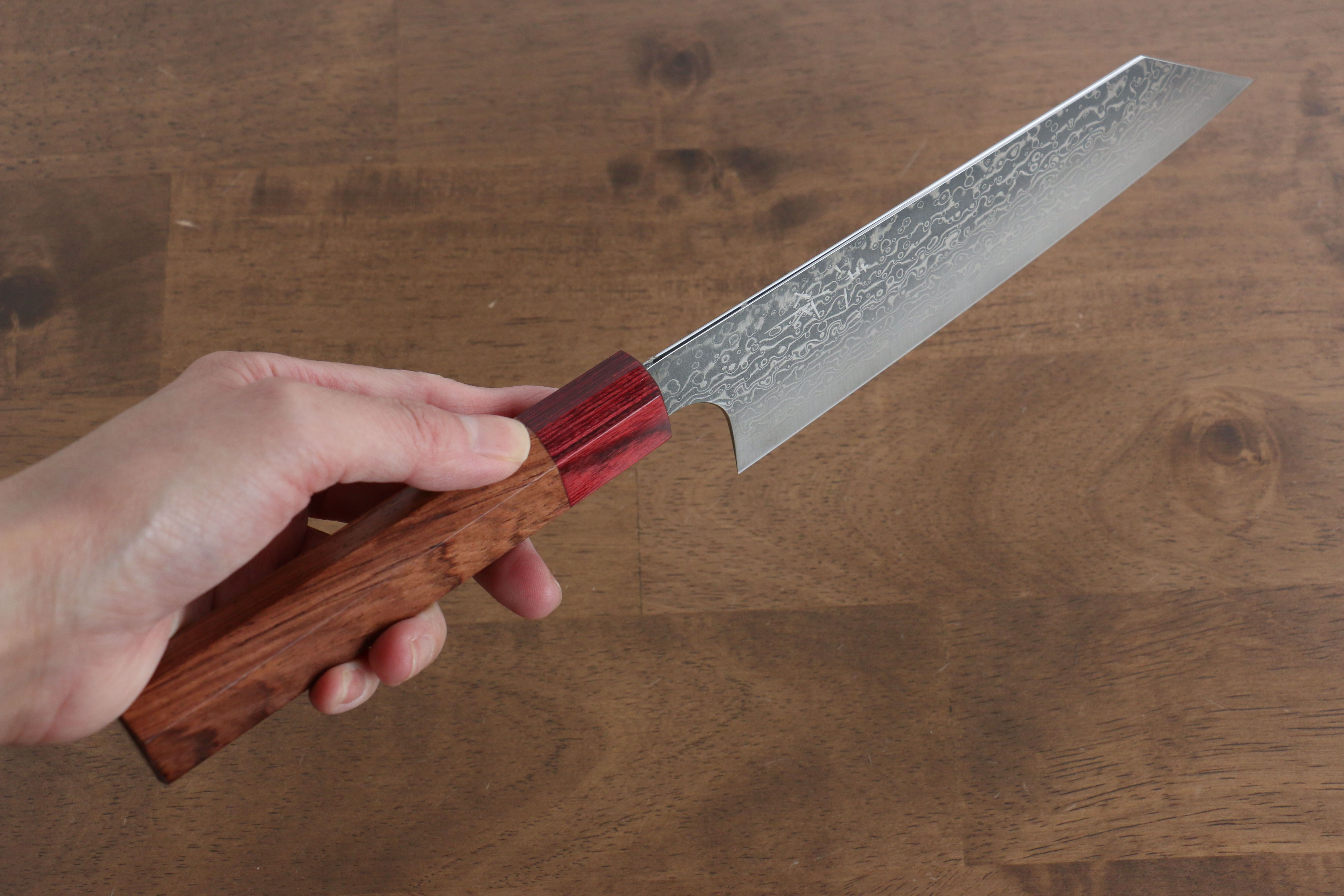 Kei Kobayashi SG2 Damascus Bunka 170mm with Honduras Rosewood Handle - Seisuke Knife