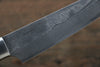 Takeshi Saji VG10 Black Damascus Petty-Utility 135mm Cow Bone Handle - Seisuke Knife - Slide 5