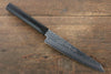 Jikko VG10 17 Layer Kiritsuke Petty-Utility  140mm Ebony Wood Handle - Seisuke Knife - Slide 1