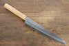 Jikko VG10 17 Layer Sujihiki  230mm Oak Handle - Seisuke Knife - Slide 1