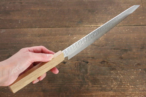 Jikko VG10 17 Layer Sujihiki  230mm Oak Handle - Seisuke Knife