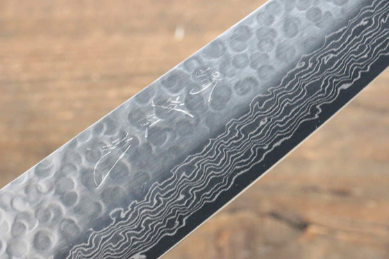 Jikko VG10 17 Layer Kiritsuke Santoku 170mm Oak Handle - Seisuke Knife