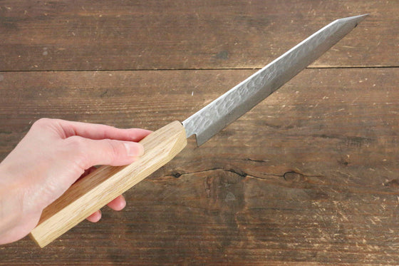 Jikko VG10 17 Layer Kiritsuke Santoku 170mm Oak Handle - Seisuke Knife