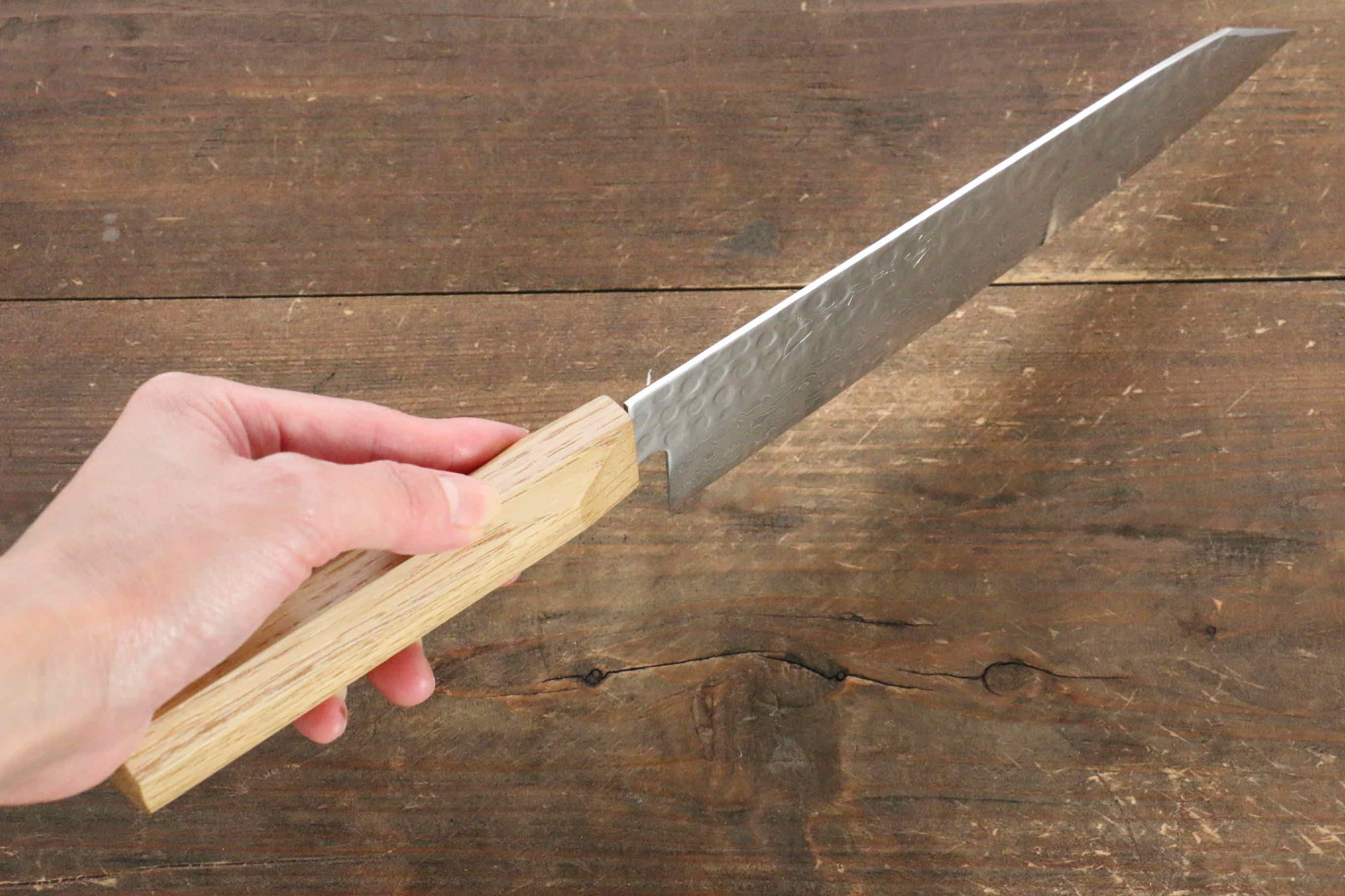 Jikko VG10 17 Layer Gyuto  200mm Oak Handle - Seisuke Knife