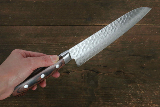 Jikko VG10 17 Layer Santoku  180mm Mahogany Handle - Seisuke Knife