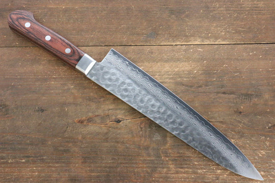 Jikko VG10 17 Layer Gyuto  240mm Mahogany Handle - Seisuke Knife