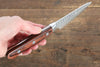 Jikko VG10 17 Layer Paring  80mm Mahogany Handle - Seisuke Knife - Slide 6