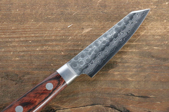 Jikko VG10 17 Layer Paring  70mm Mahogany Handle - Seisuke Knife