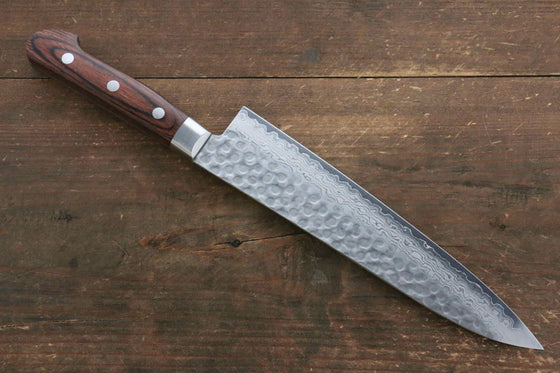 Jikko VG10 17 Layer Gyuto 210mm with Mahogany Handle - Seisuke Knife