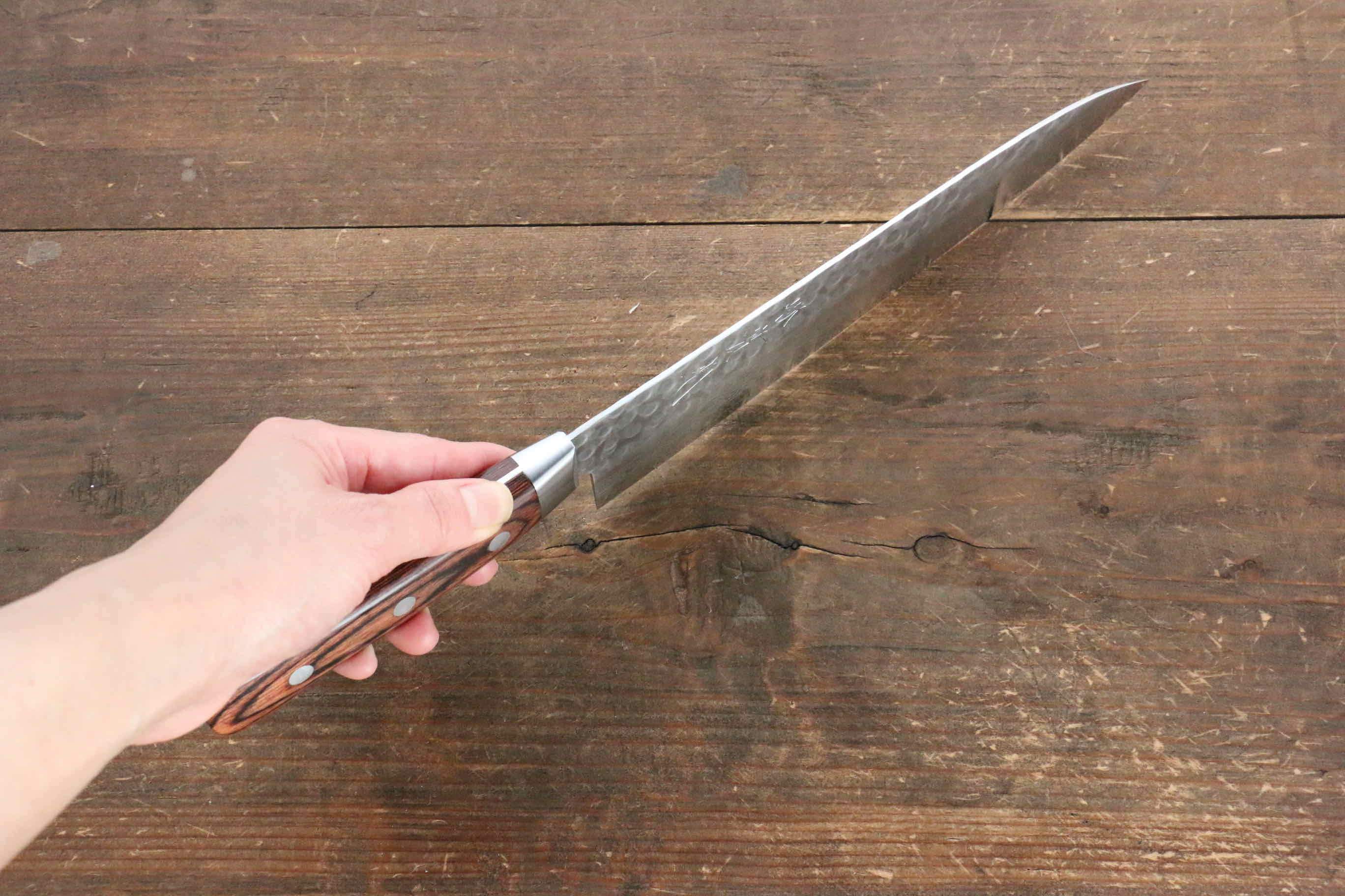 Jikko VG10 17 Layer Gyuto  210mm Mahogany Handle - Seisuke Knife