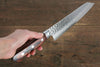 Jikko VG10 17 Layer Kiritsuke Gyuto 170mm Mahogany Handle - Seisuke Knife