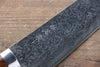 Takeshi Saji SG2 Diamond Finish Damascus Kiritsuke 210mm Ironwood Handle - Seisuke Knife