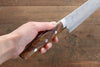 Takeshi Saji SG2 Diamond Finish Damascus Kiritsuke 270mm Ironwood Handle - Seisuke Knife - Slide 9