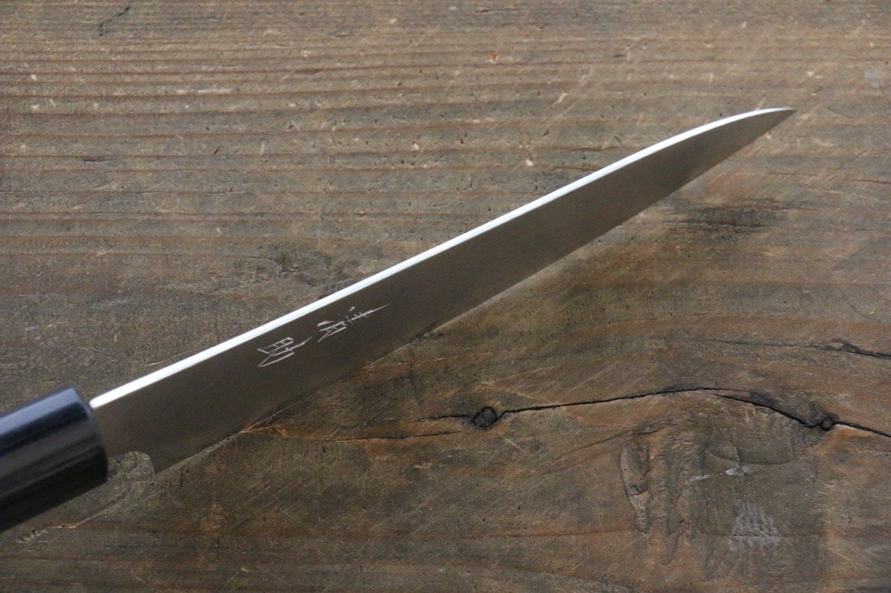Seisuke VG10 37 Layer Damascus Petty-Utility 130mm Shitan Handle - Seisuke Knife