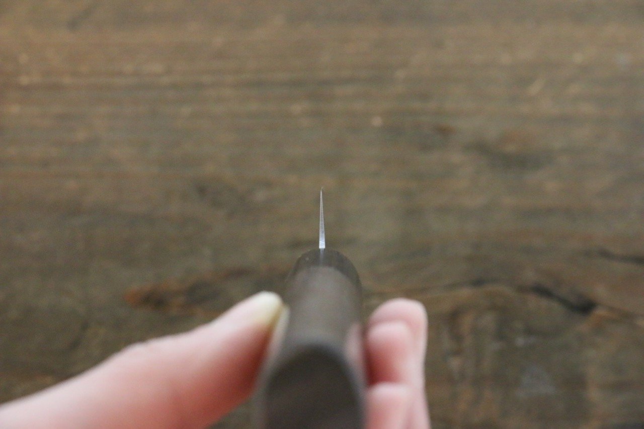 Seisuke VG10 37 Layer Damascus Petty-Utility 130mm Shitan Handle - Seisuke Knife