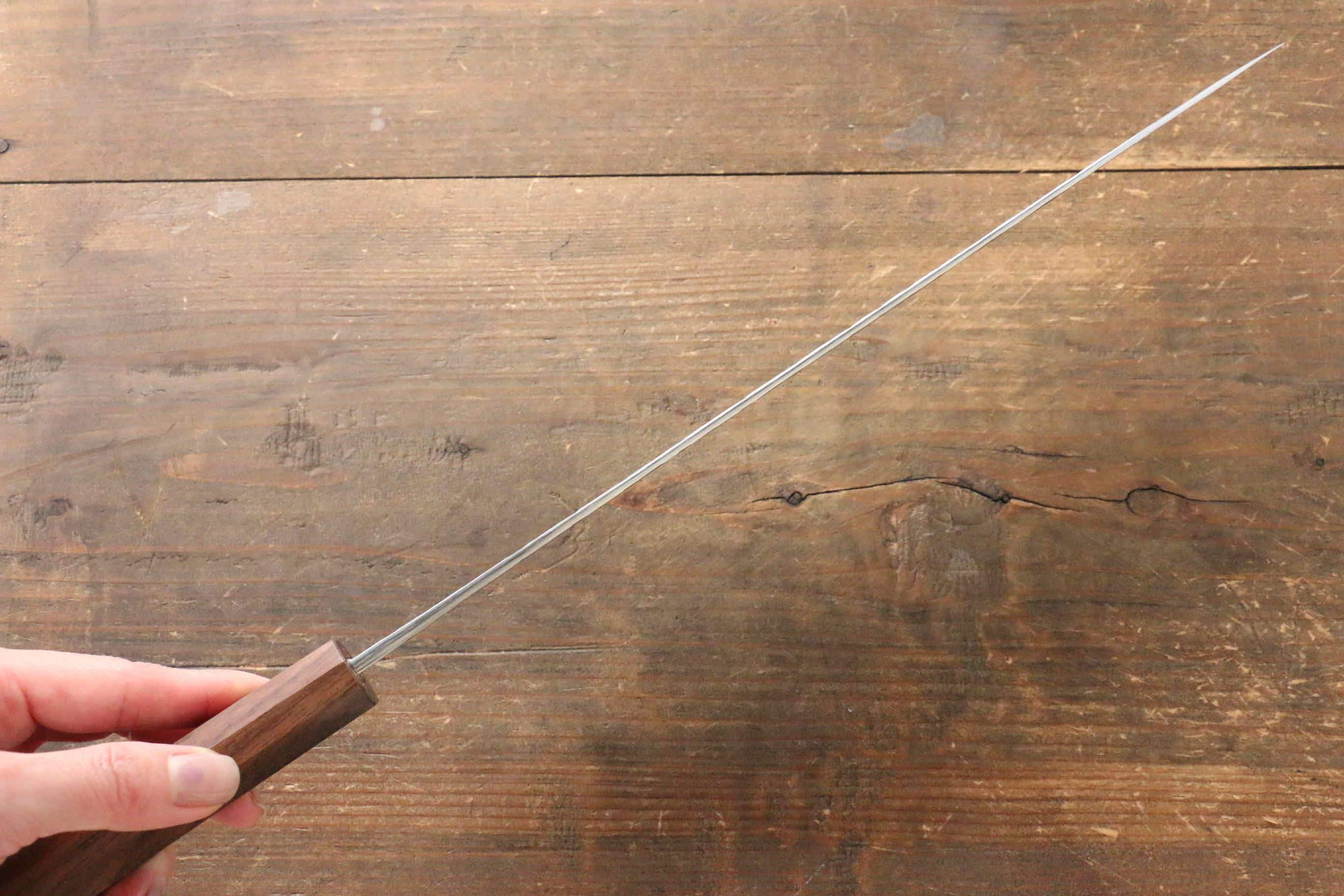 Yu Kurosaki Raijin Cobalt Special Steel Hammered Gyuto 270mm Walnut Handle - Seisuke Knife