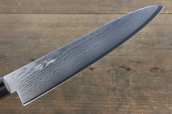 Seisuke VG10 63 Layer Damascus Gyuto 210mm Shitan Handle - Seisuke Knife