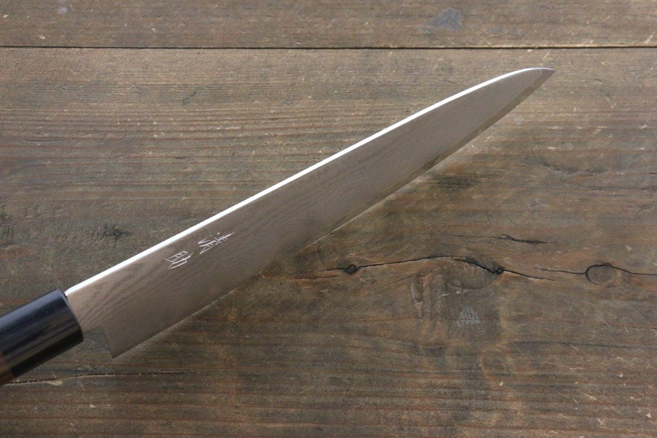 Seisuke VG10 63 Layer Damascus Gyuto 210mm Shitan Handle - Seisuke Knife
