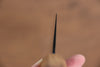 Sakai Takayuki Kurokage VG10 Hammered Teflon Coating Gyuto 240mm Burnt Oak Handle - Seisuke Knife - Slide 10