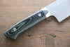 Takeshi Saji VG10 Damascus Santoku 180mm Black Micarta Handle - Seisuke Knife - Slide 9