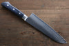 Seisuke Seiun VG10 33 Layer Damascus Santoku 180mm Blue Pakka wood Handle with Sheath - Seisuke Knife - Slide 4